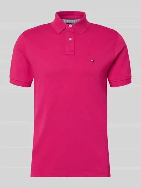 Koszulka polo o kroju regular fit z mieszanki bawełny Tommy Hilfiger