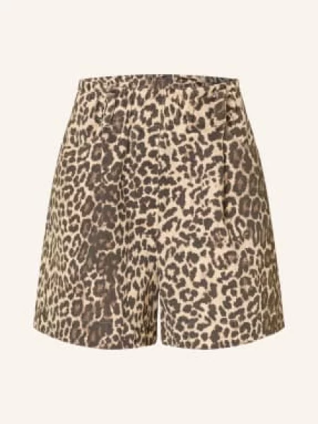 Mrs & Hugs Szorty Typu Paperbag braun beżowe