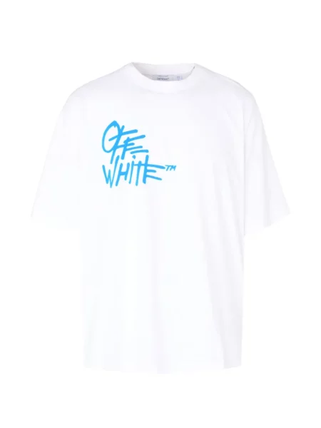 Koszulka Off-white z nadrukiem biała