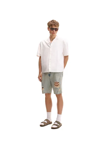 Джинсовые шорты Cropp синие