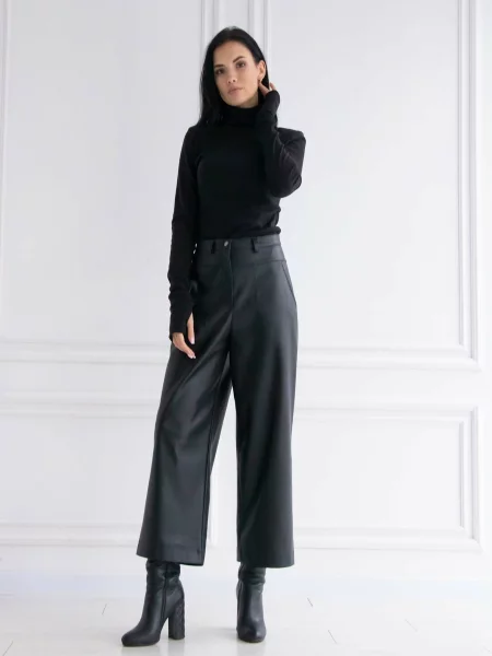 Кюлоти RiMari штучна шкіра чорний