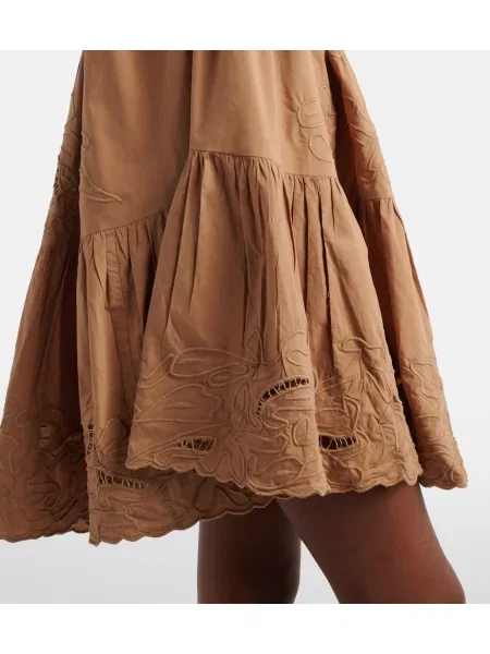 Rochie Juliet Dunn cu broderie bej