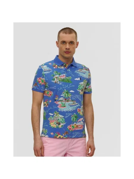 Koszulka polo Polo Ralph Lauren niebieska