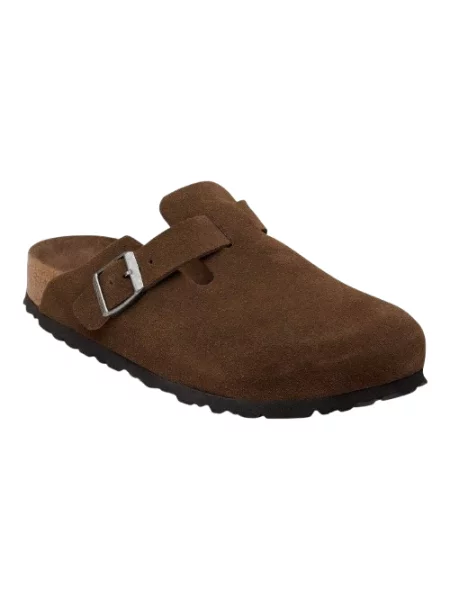 Trampki Birkenstock Boston Leather Velvet Faded Khaki EUR 44 brązowe