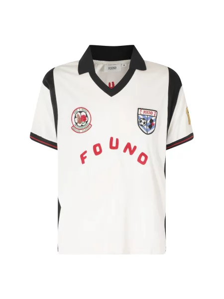 Koszulka polo Found piłkarska biała