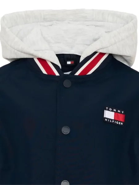 Kurtka dziecięca Tommy Hilfiger niebieska