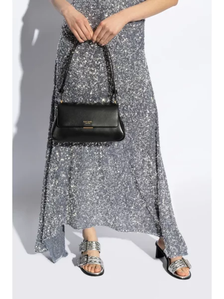 Kožená kožená taška Kate Spade černá