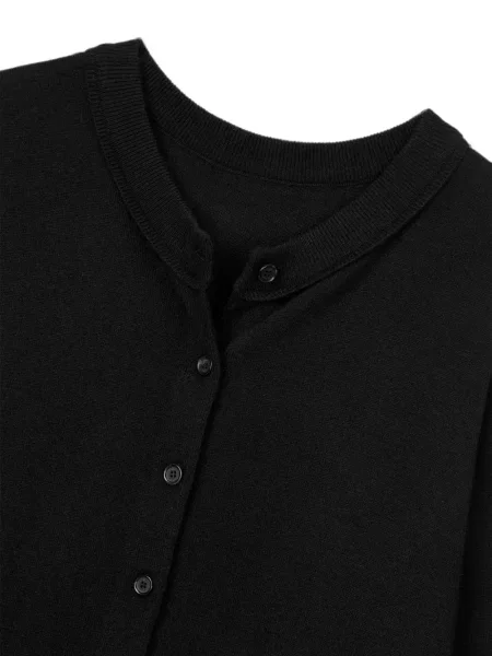 Lung cardigan Tomboy negru
