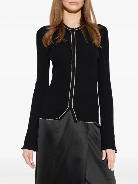 Cardigan By Malene Birger tricotate negru