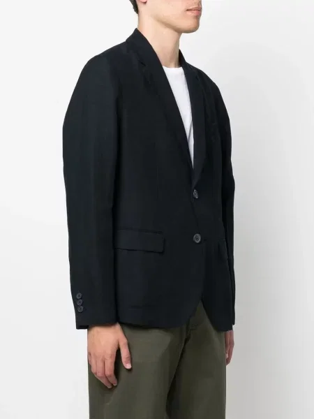 Jednořadé sako Armani Exchange modré