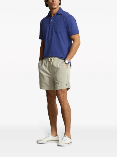 Hlače Polo Ralph Lauren s vezom s cvjetnim printom s vezicama plava