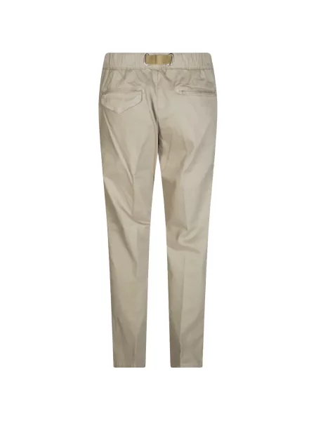 Cu centură pantaloni White Sand alb