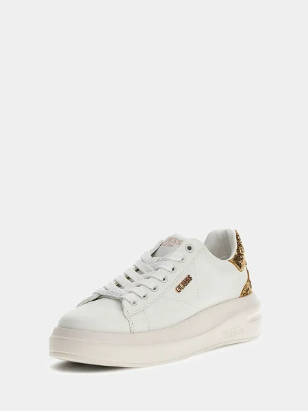 Pantofi Guess din piele alb