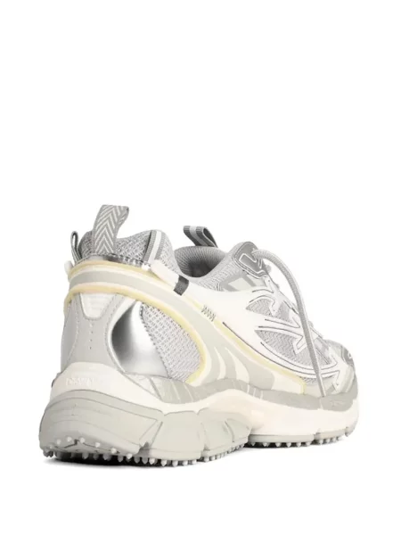 Sneakerși Off-white cu autograf alb