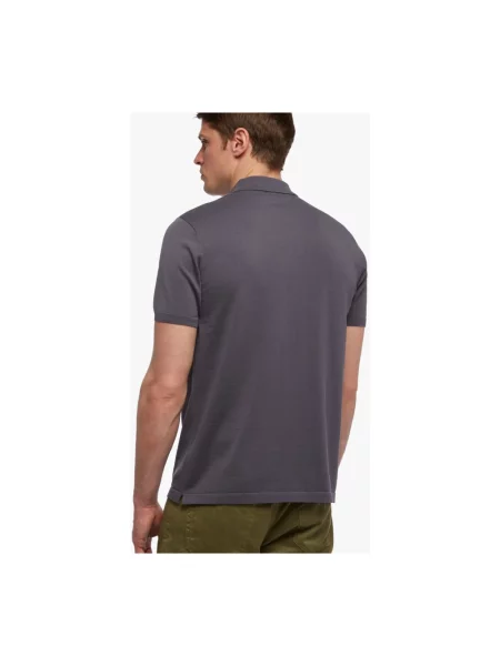 Dzianinowa koszulka polo Brooks Brothers szara