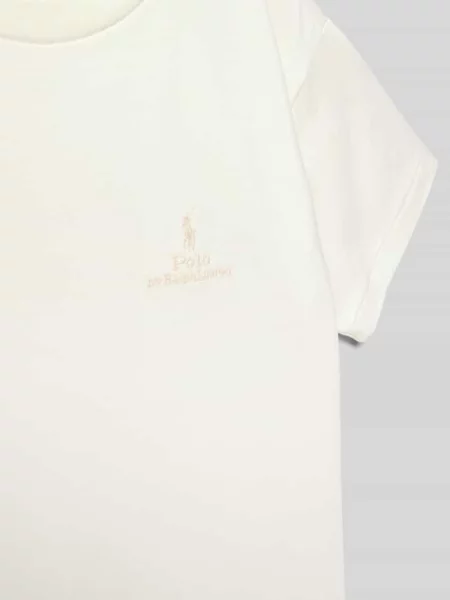 T-shirt o kroju relaxed fit z czystej bawełny Polo Ralph Lauren Teens biała