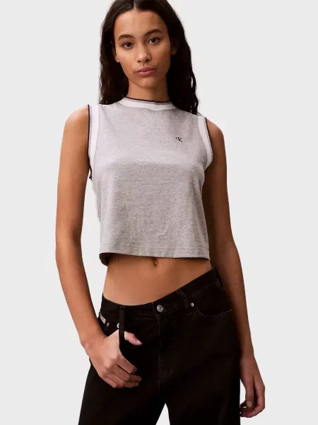 Топ Calvin Klein Jeans сірий