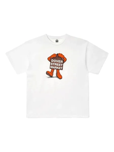 Tricou Kaws cu imagine streetstyle alb