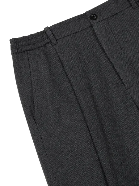 Pantaloni Studio Tomboy cu model pepito plisate gri