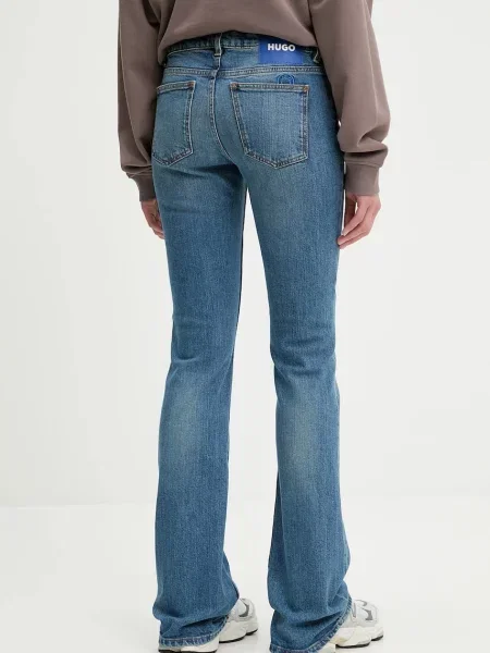 Džíny Hugo Blue high waist modré