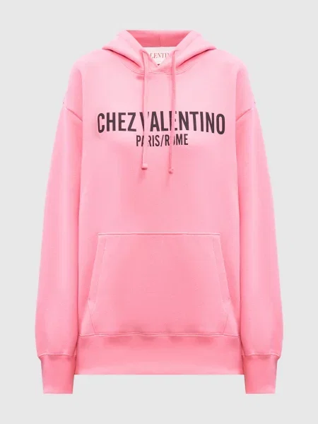 Худи Valentino с принтом розовое