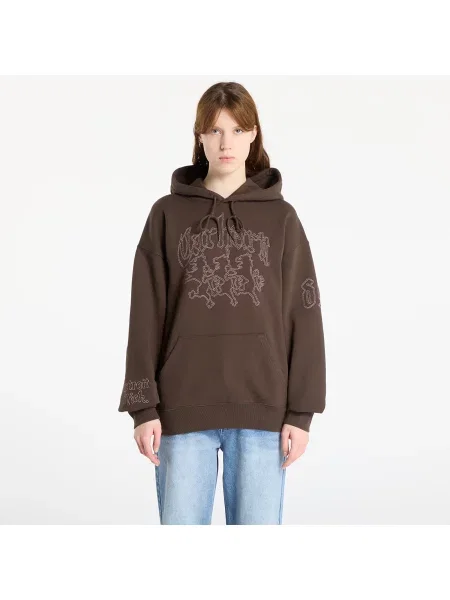 Суитшърт Carhartt WIP Hooded Hackwork Sweat Vitola/ Glassy Pink XL розово