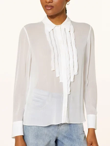 Dorothee Schumacher Koszula Sheer Twist weiss