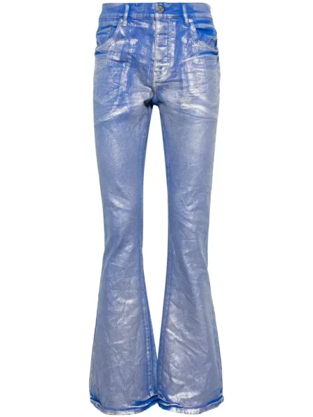 Blugi evazați Purple Brand albastru