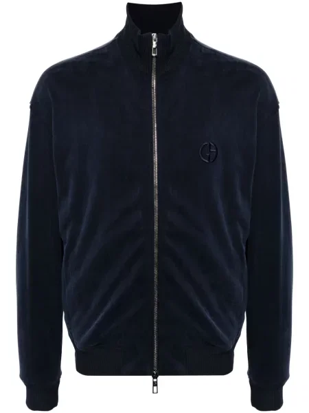 Geacă Giorgio Armani cu broderie albastru