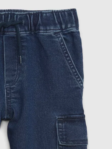 Pantaloni copii Gap albastru