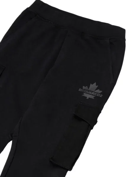 Dětské kalhoty Dsquared2 černé