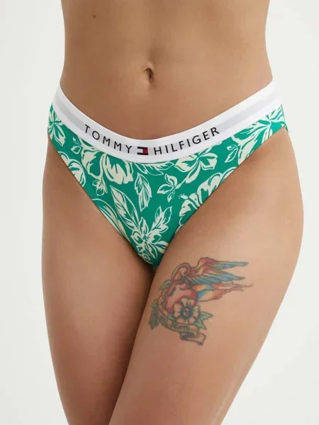 Tommy Hilfiger Bikini alsó zöld