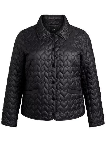 Zizzi Geacă de primăvară-toamnă MIBEN' negru