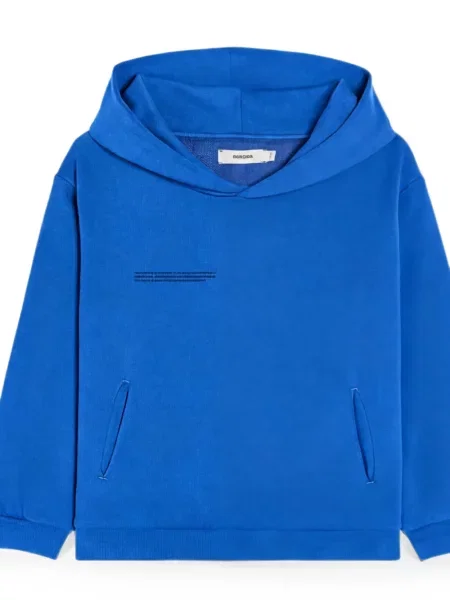 Bluza z kapturem dziecięca Pangaia niebieska
