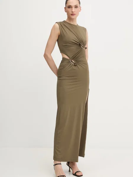 Bardot rochie verde