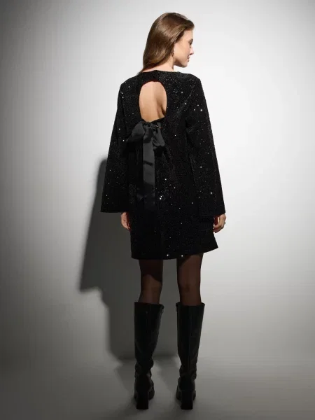 Сукня-бульбашка чорний