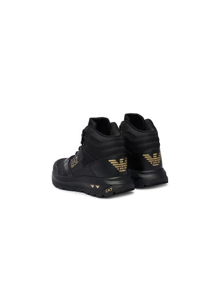 Emporio Armani Ice Altura cipő teljes fekete/arany színben Ice Altura fekete
