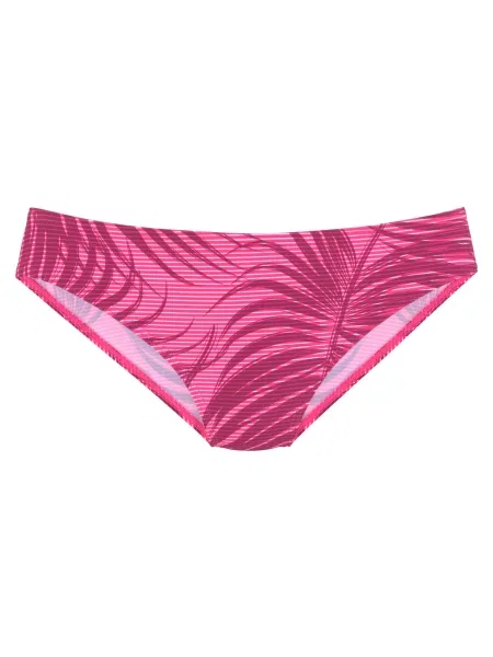LASCANA ACTIVE Slip costum de baie bordeaux roșu
