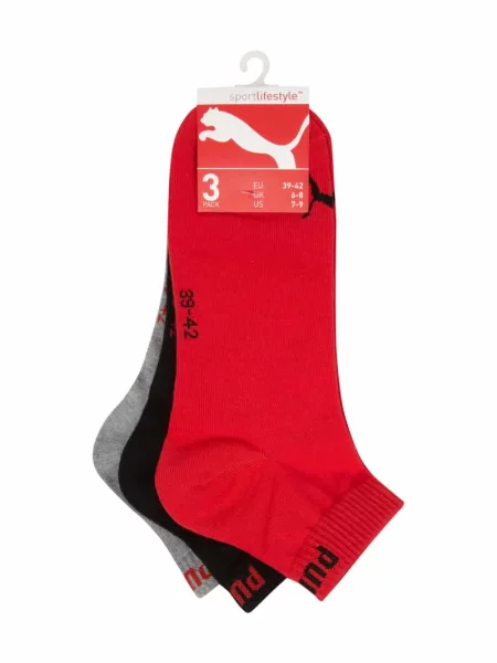 Skarpety z detalami z logo w zestawie 3 szt. Puma