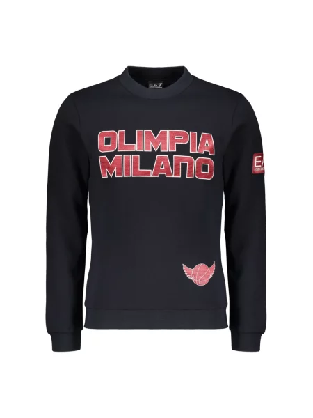 Bluza Emporio Armani Ea7 z logo niebieska