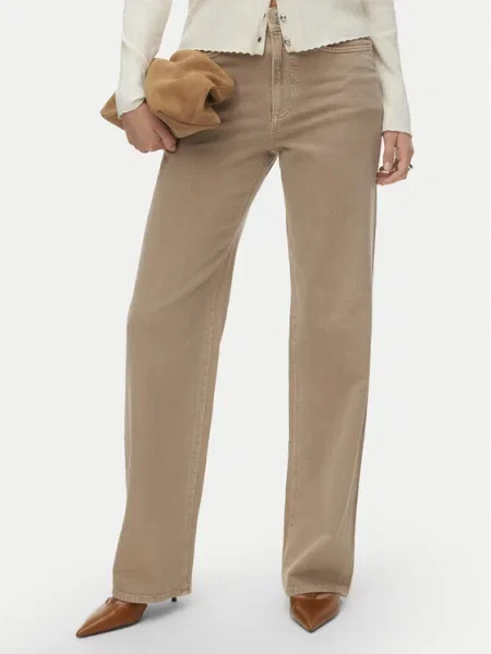 Vero Moda Farmer Tessa Wide Leg bézs