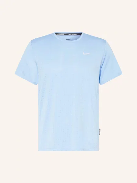 Nike Běžecké Tričko Breathe Miler tmavě modrá