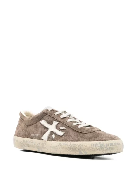 Sneakerși Premiata cu autograf maro