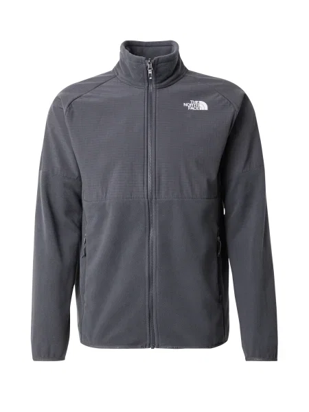 Geacă The North Face din fleece gri