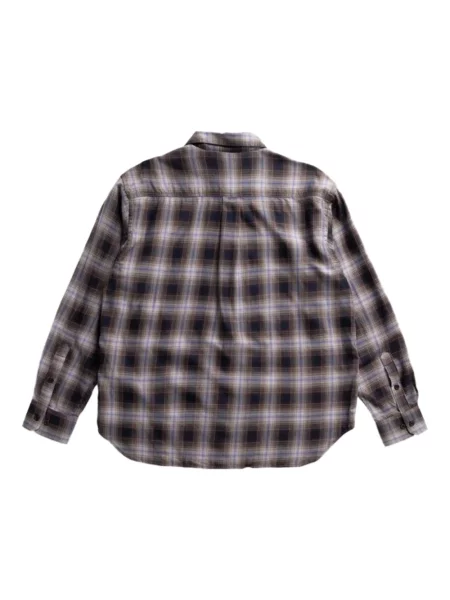 Koszula Norse Projects w kratę flanelowa fioletowa