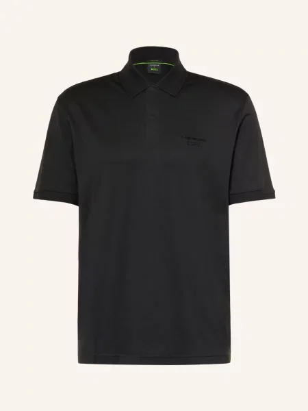 Boss Žerzejová Polokošile Střih Regular Fit černá