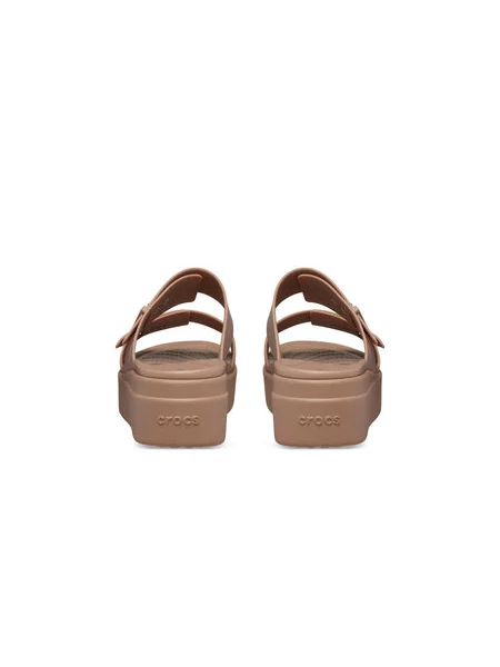 Natikače Crocs Brooklyn Low Wedge Sandal W bež