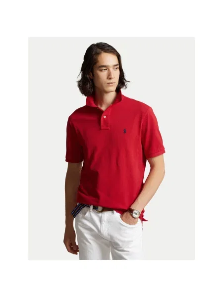 Polo majica Polo Ralph Lauren s vezom crvena