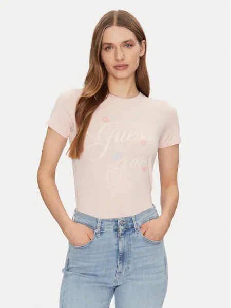 Guess Jeans Tricou bej