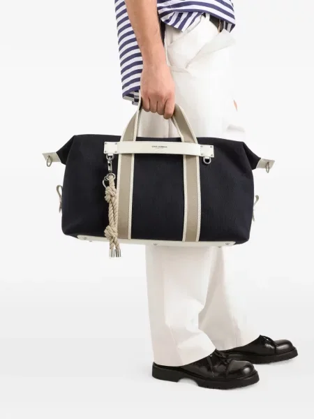 Geantă Dolce & Gabbana din canvas negru